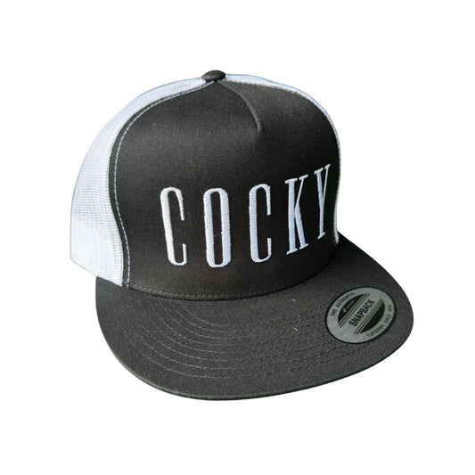 Jo Tyler “Cocky” Hat (Black/White)